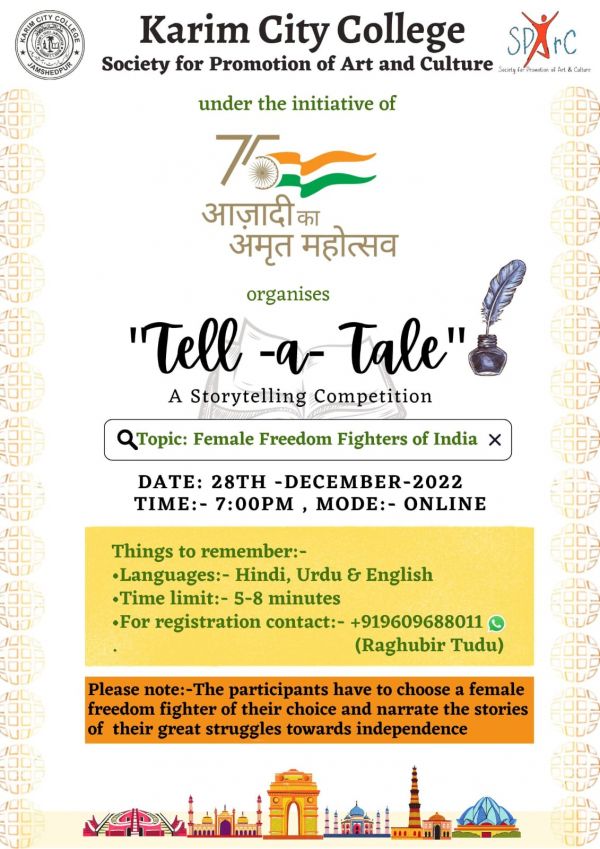 Tell-a-Tale (A story telling Competition)